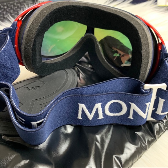 NWT Moncler 89mm Mirrored Snow Goggles - Picture 6 of 9